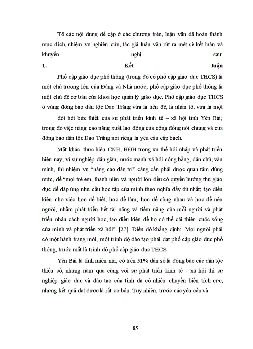 image for page Giải pháp quản lý công tác phổ cập giáo dục Trung học cơ sở ở vùng đồng bào dân tộc Dao Trắng tỉnh Yên Bái trong bối cảnh hiện nay