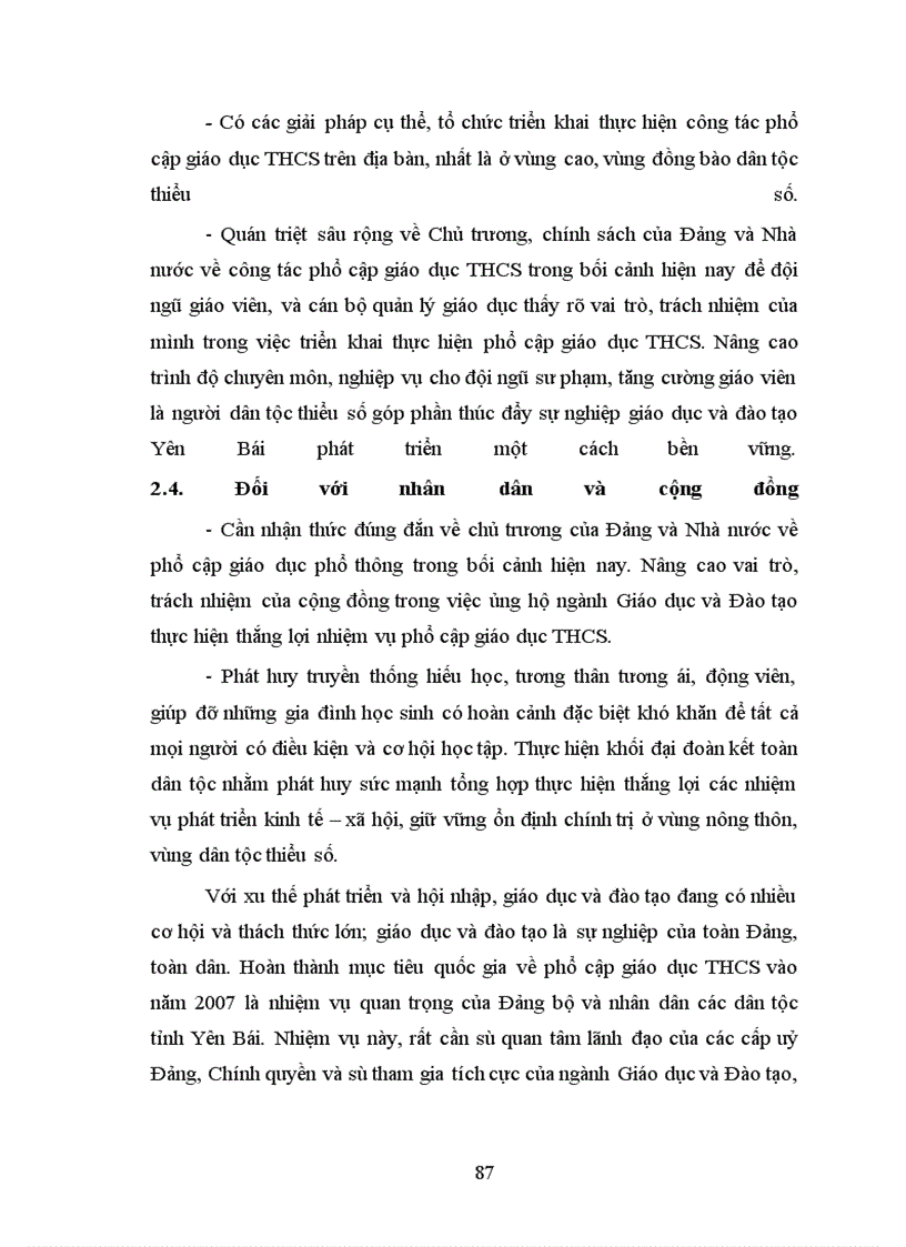 image for page Giải pháp quản lý công tác phổ cập giáo dục Trung học cơ sở ở vùng đồng bào dân tộc Dao Trắng tỉnh Yên Bái trong bối cảnh hiện nay