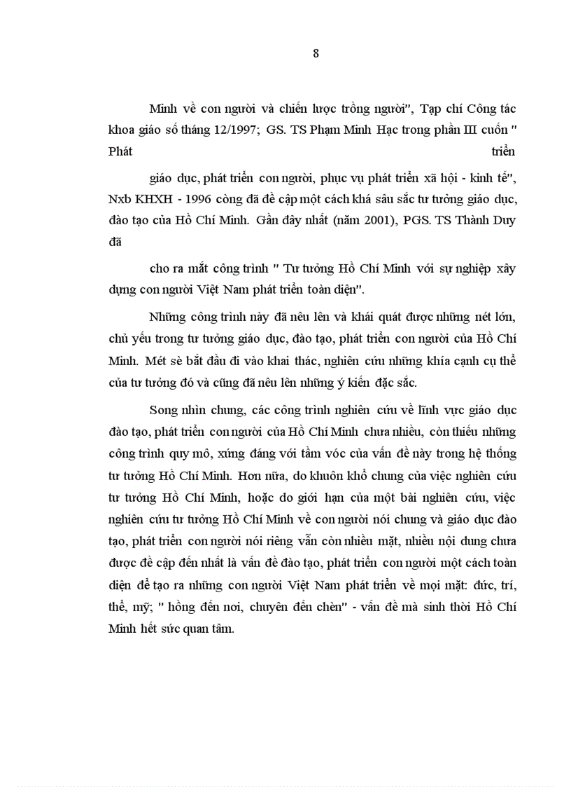 image for page Phát triển con người toàn diện- một tư tưởng đặc sắc về con người của Hồ Chí Minh