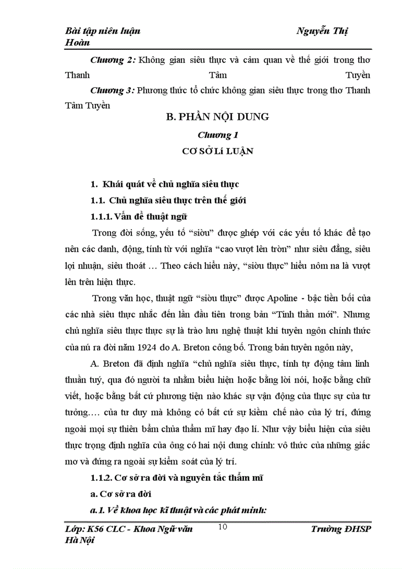 image for page Không gian siêu thực và cảm quan về thế giới trong thơ Thanh Tâm Tuyền