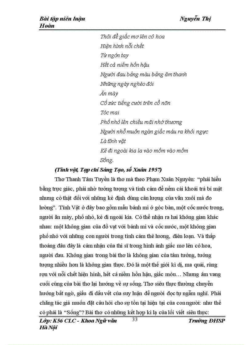 image for page Không gian siêu thực và cảm quan về thế giới trong thơ Thanh Tâm Tuyền