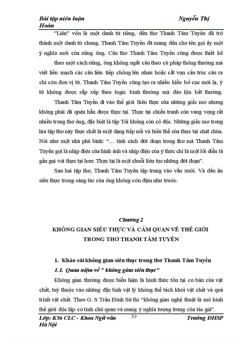 image for page Không gian siêu thực và cảm quan về thế giới trong thơ Thanh Tâm Tuyền