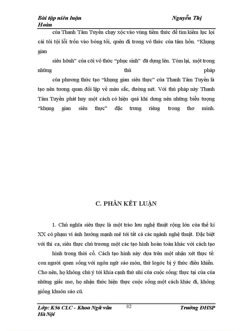 image for page Không gian siêu thực và cảm quan về thế giới trong thơ Thanh Tâm Tuyền