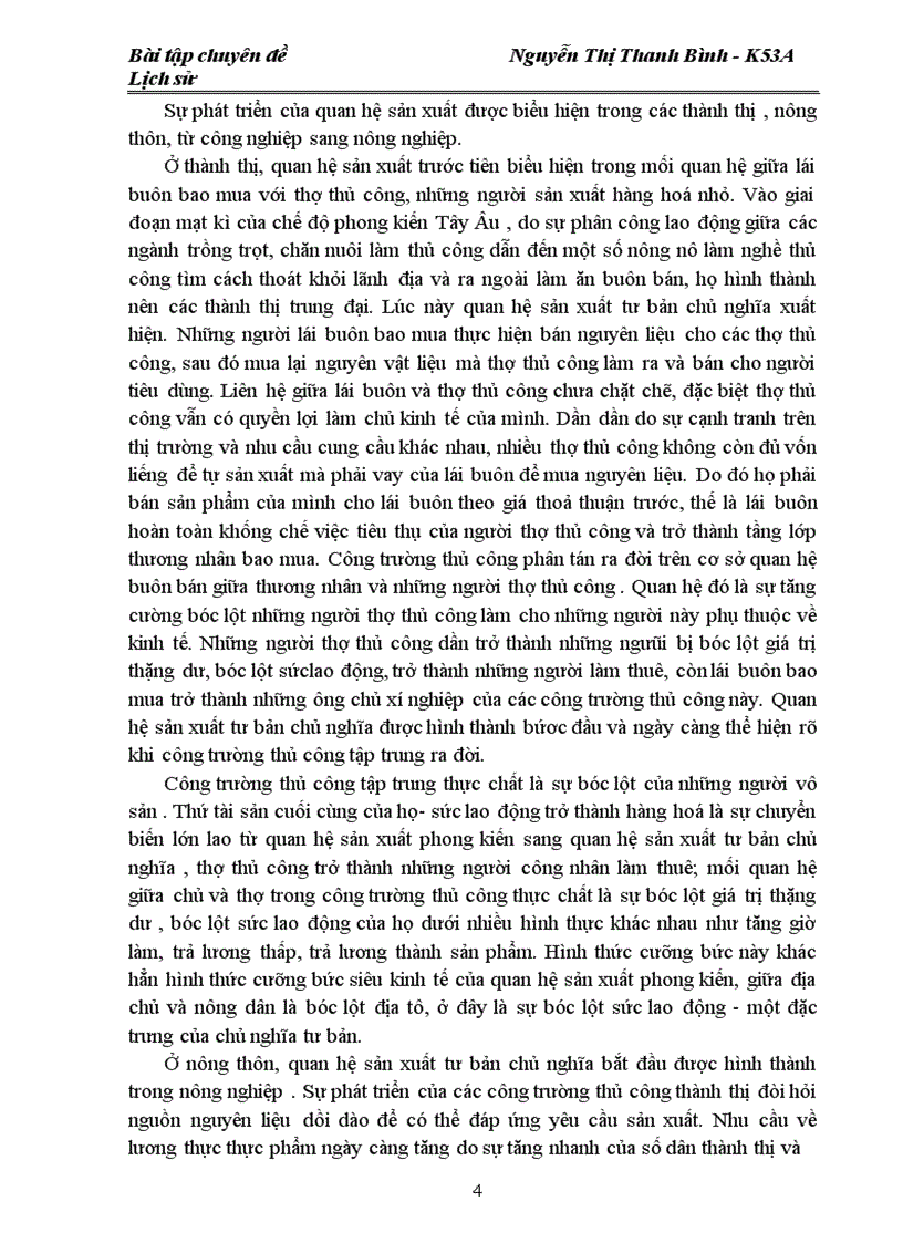 image for page Quá trình phát triển của lực lượng sản xuất Tây Âu thế kỉ XIV –XVIII