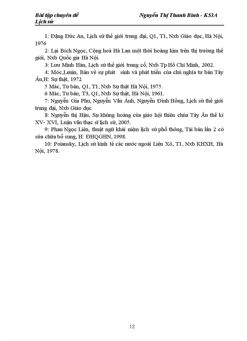 image for page Quá trình phát triển của lực lượng sản xuất Tây Âu thế kỉ XIV –XVIII