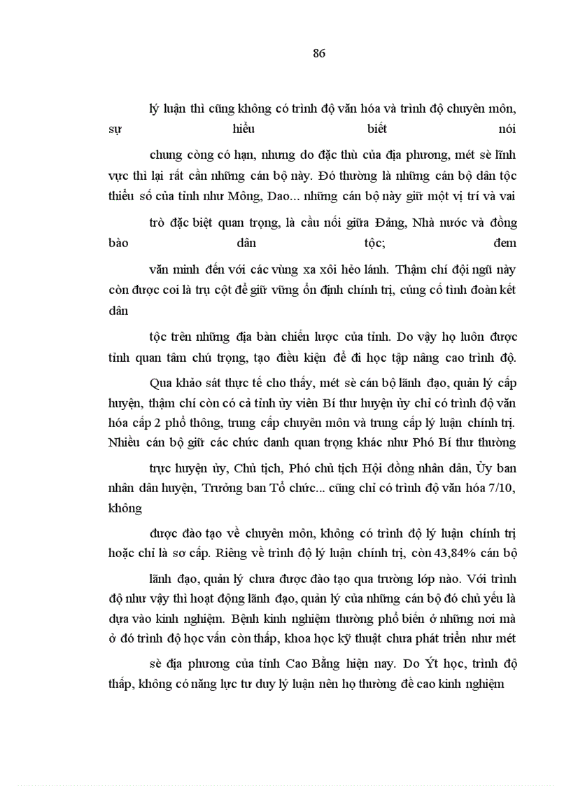 image for page Nâng cao trình độ lý luận chính trị cho đội ngũ cán bộ lãnh đạo, quản lý cấp huyện của tỉnh Cao Bằng trong giai đoạn hiện nay