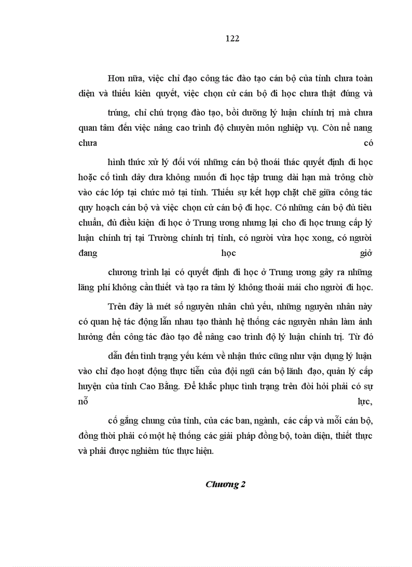 image for page Nâng cao trình độ lý luận chính trị cho đội ngũ cán bộ lãnh đạo, quản lý cấp huyện của tỉnh Cao Bằng trong giai đoạn hiện nay