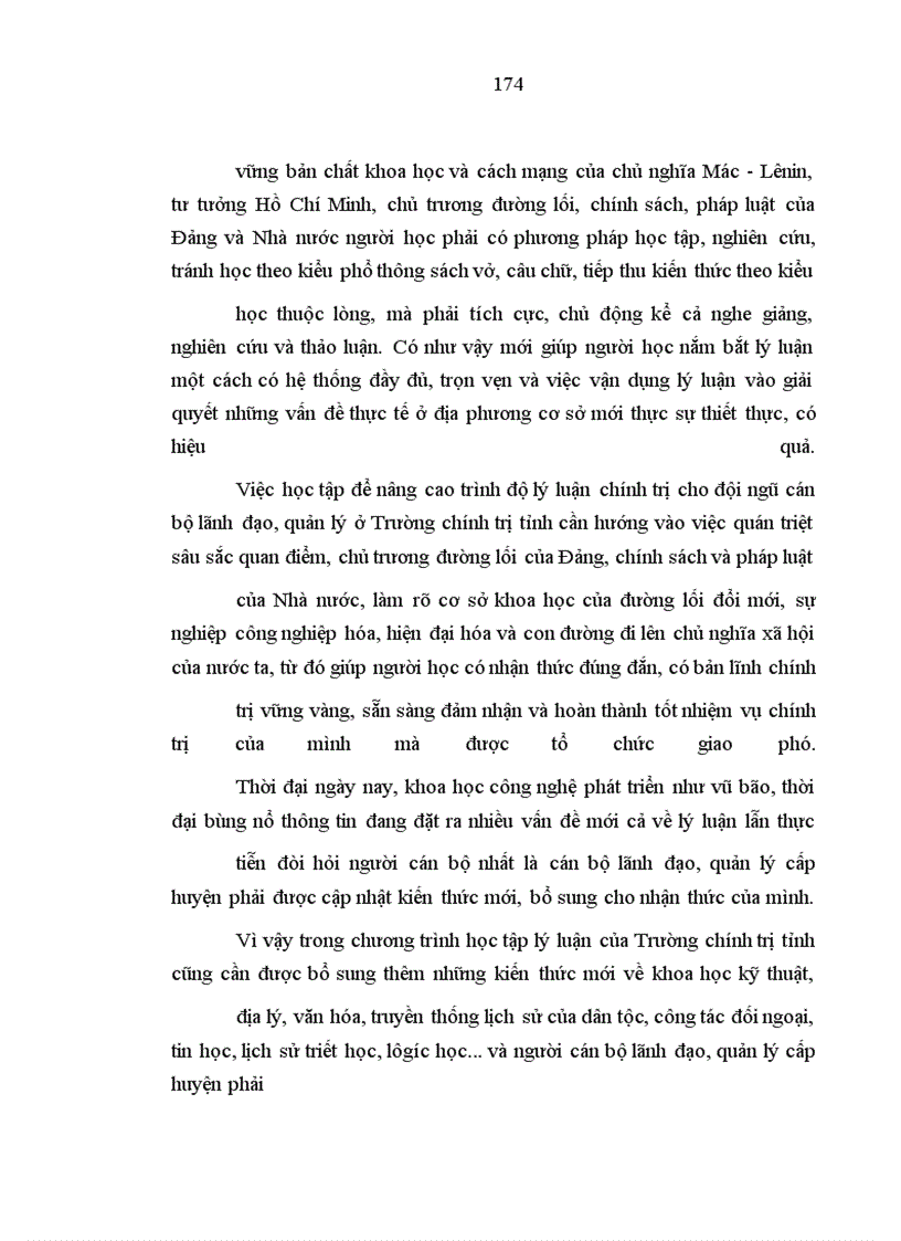 image for page Nâng cao trình độ lý luận chính trị cho đội ngũ cán bộ lãnh đạo, quản lý cấp huyện của tỉnh Cao Bằng trong giai đoạn hiện nay
