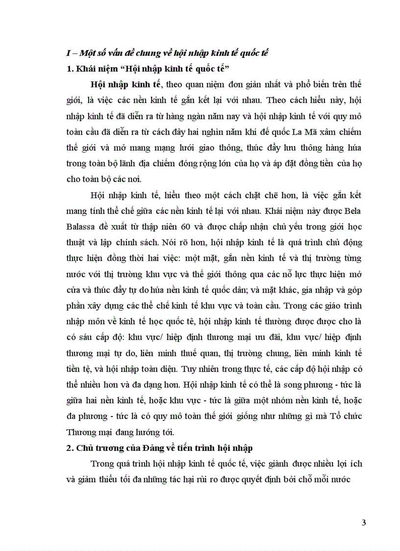 image for page Đánh giá khái quát những thành tựu đạt được của hội nhập KTQT của VN