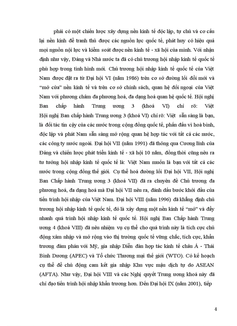 image for page Đánh giá khái quát những thành tựu đạt được của hội nhập KTQT của VN