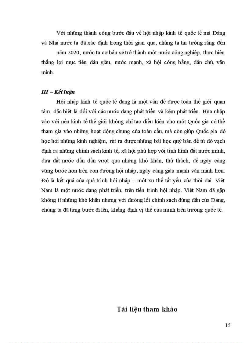 image for page Đánh giá khái quát những thành tựu đạt được của hội nhập KTQT của VN