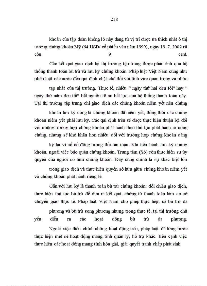 image for page Các qui định của pháp luật về sự hình thành và hoạt động của thị trường chứng khoán ở Việt Nam
