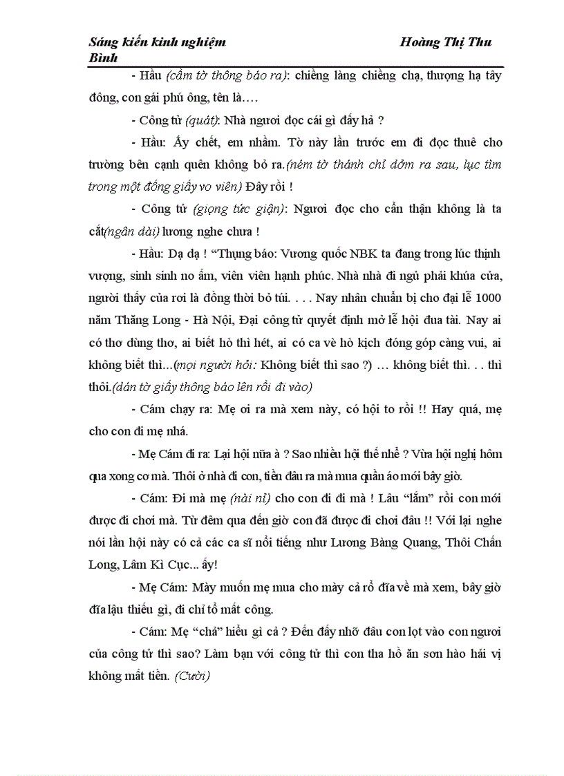 image for page Vấn đề tạo hứng thú cho học sinh trong tiết học ngữ văn đi đôi với hiệu quả và có tính giáo dục cao