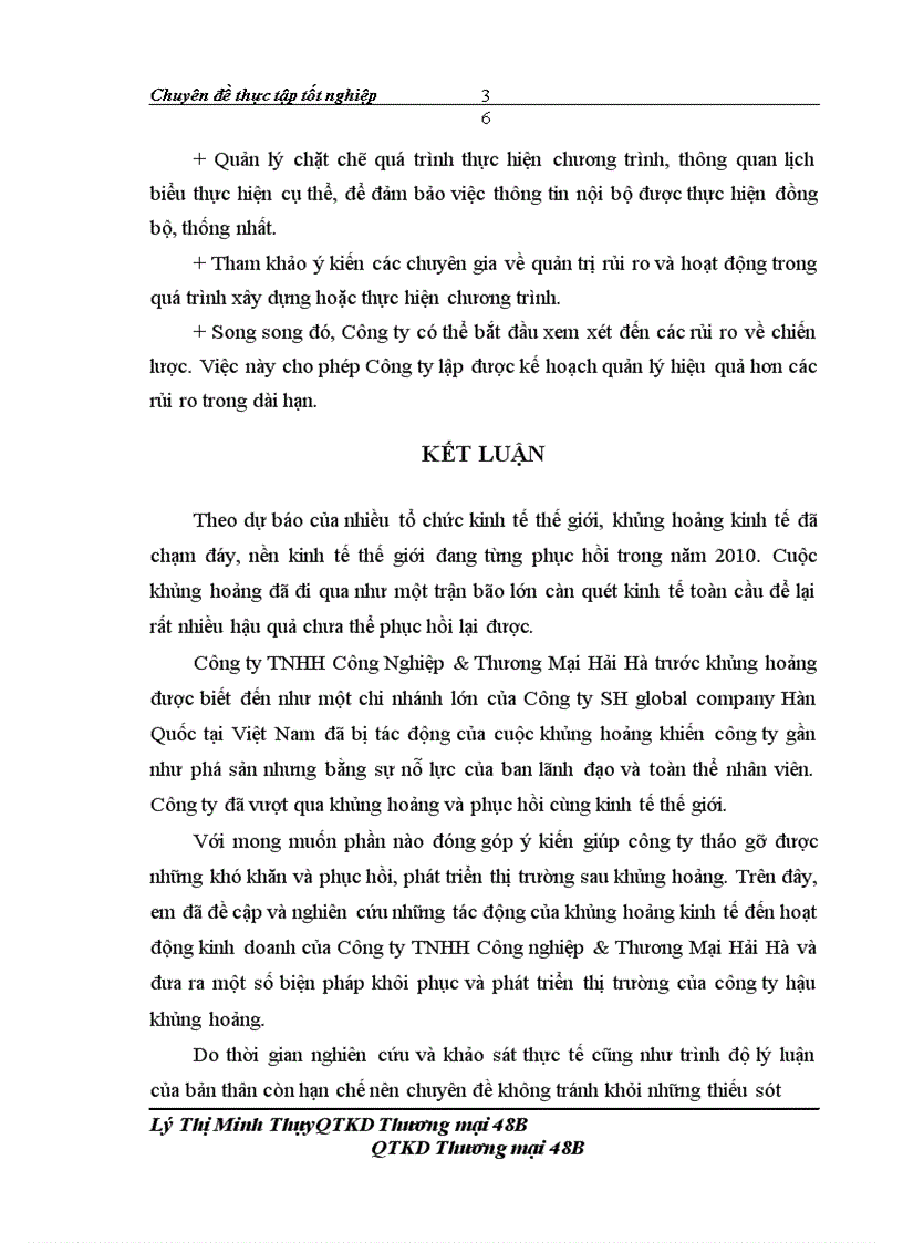 image for page Một số biện pháp khôi phục và phát triển thị trường sau khủng hoảng kinh tế toàn cầu 2008-2009 của công ty TNHH Công Nghiệp & Thương Mại Hải Hà