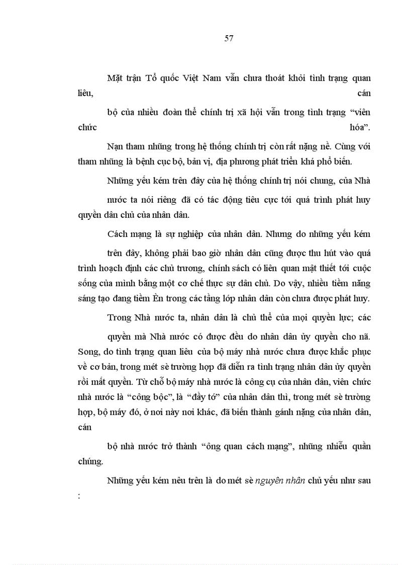 image for page Vai trò của Nhà nước đối với việc thực hiện quyền dân chủ của nhân dân Việt Nam hiện nay