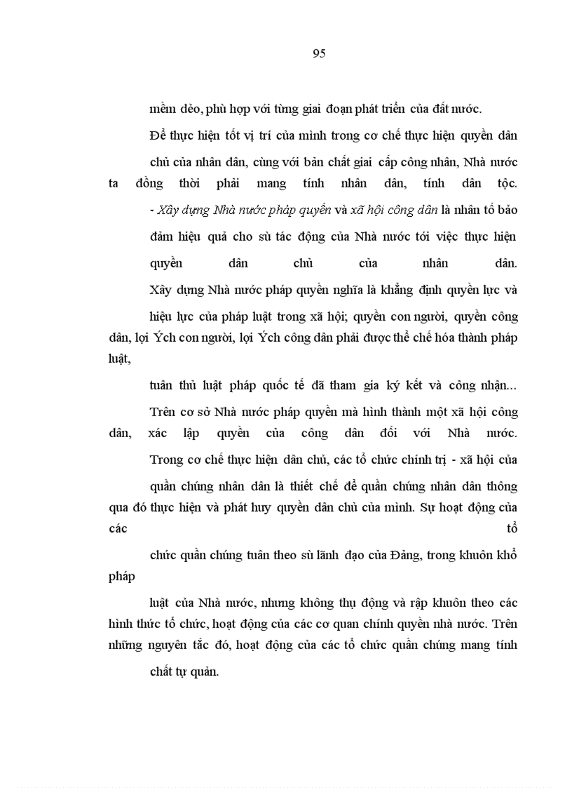 image for page Vai trò của Nhà nước đối với việc thực hiện quyền dân chủ của nhân dân Việt Nam hiện nay