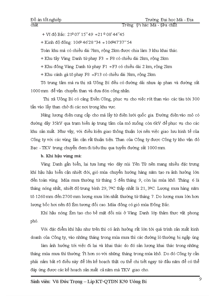 image for page Lập kế hoạch lao động tiền lương năm 2010 - Công ty cổ phần than Vàng Danh- TKV