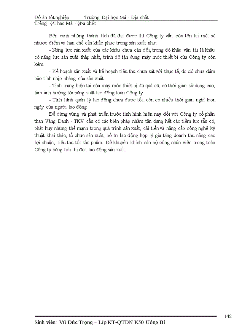 image for page Lập kế hoạch lao động tiền lương năm 2010 - Công ty cổ phần than Vàng Danh- TKV