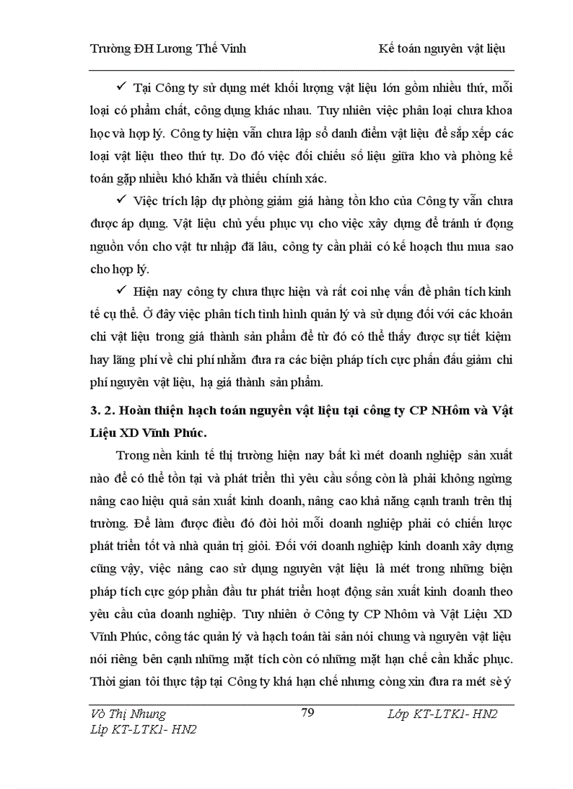 image for page Kế toán nguyên vật liệu tại công ty CP Nhôm và Vật Liệu XD Vĩnh Phúc
