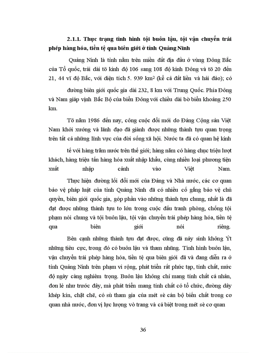 image for page Đấu tranh phòng, chống tội buôn lậu và tội vận chuyển trái phép hàng hóa, tiền tệ qua biên giới ở tỉnh Quảng Ninh