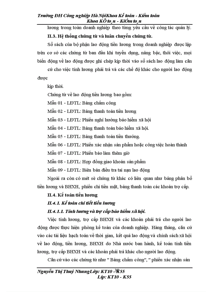 image for page Hạch toán tiền lương và các khoản trích theo lương tại Xí nghiệp sản xuất thương mại – Sơn Đồng