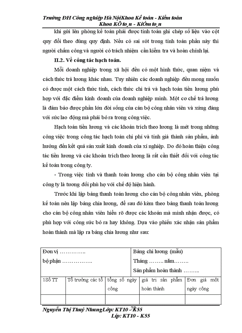 image for page Hạch toán tiền lương và các khoản trích theo lương tại Xí nghiệp sản xuất thương mại – Sơn Đồng