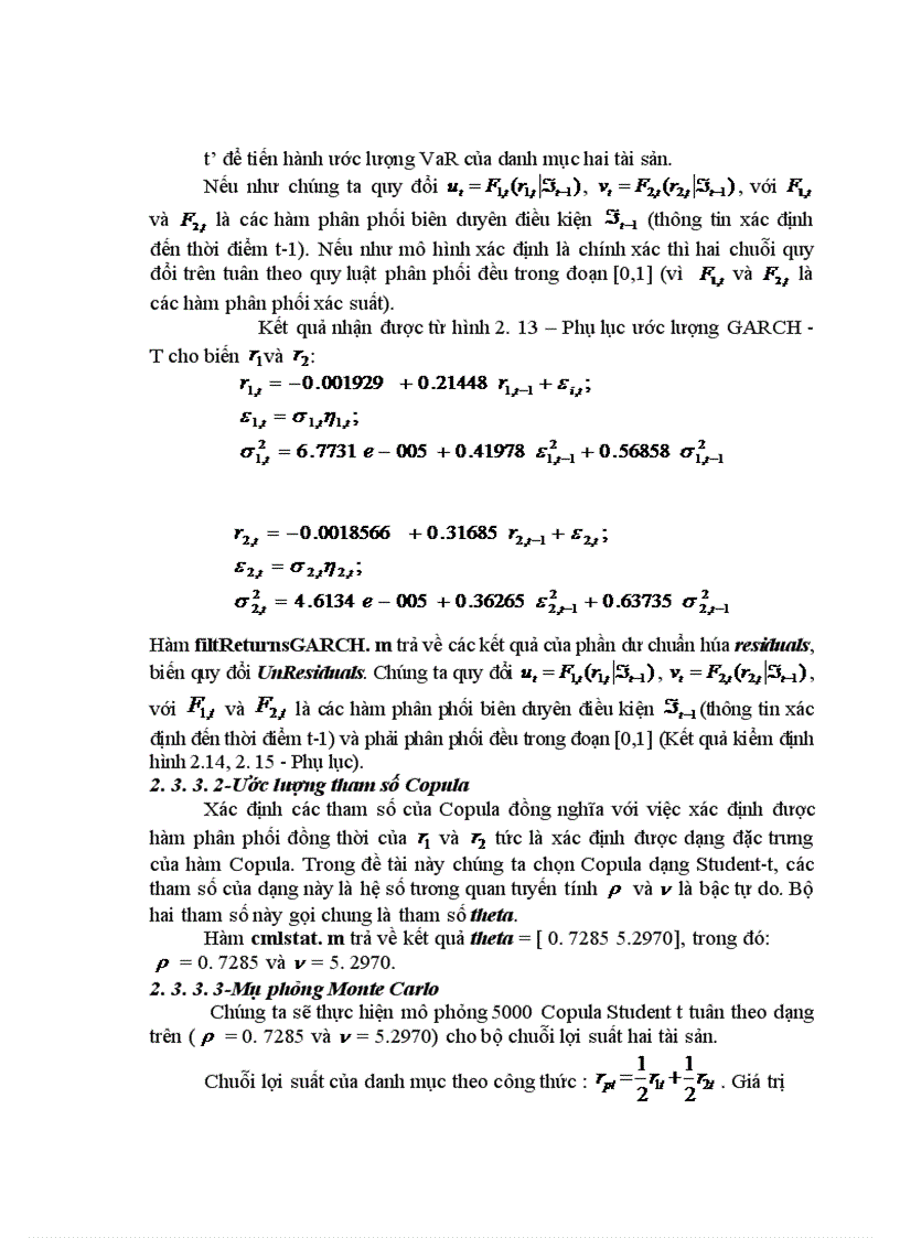 image for page “Quản trị rủi ro bằng mô hình VaR và phương pháp sử dụng Copula điều kiện”