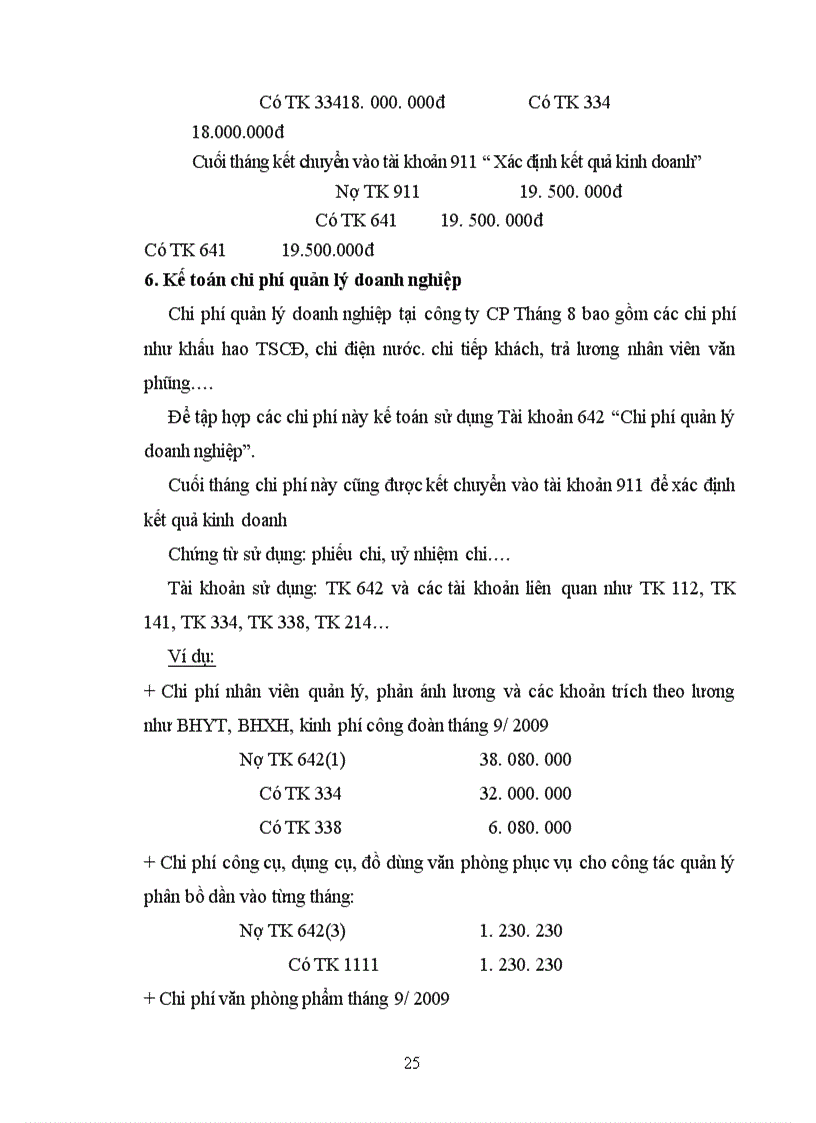 image for page Kế toán bán hàng và xác định kết quả bán hàng tại công ty CP Tháng 8