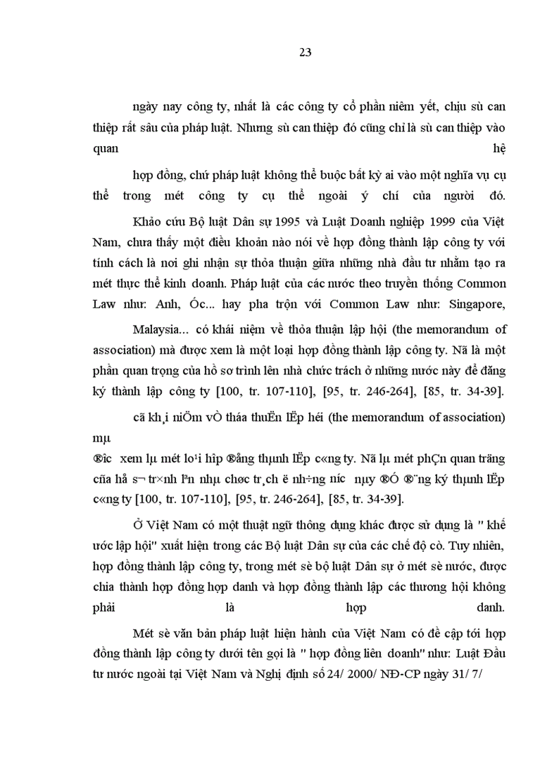image for page Hợp đồng thành lập công ty ở Việt Nam