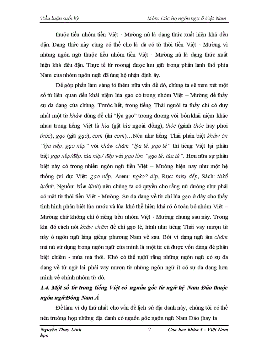 image for page Các họ ngôn ngữ ở Việt Nam