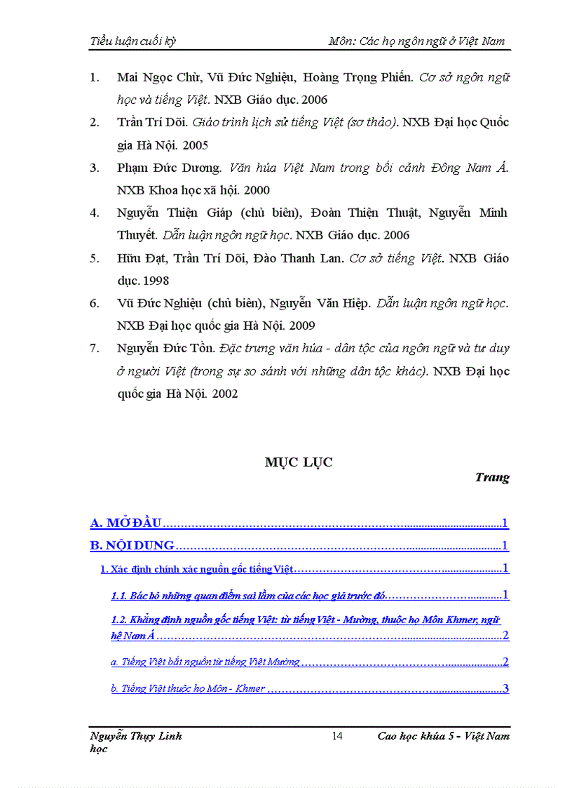 image for page Các họ ngôn ngữ ở Việt Nam