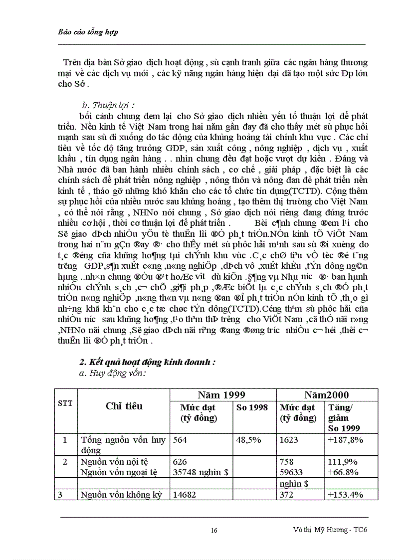 image for page Thực trạng hoạt động của Sở giao dịch NHNH&PTNTVN