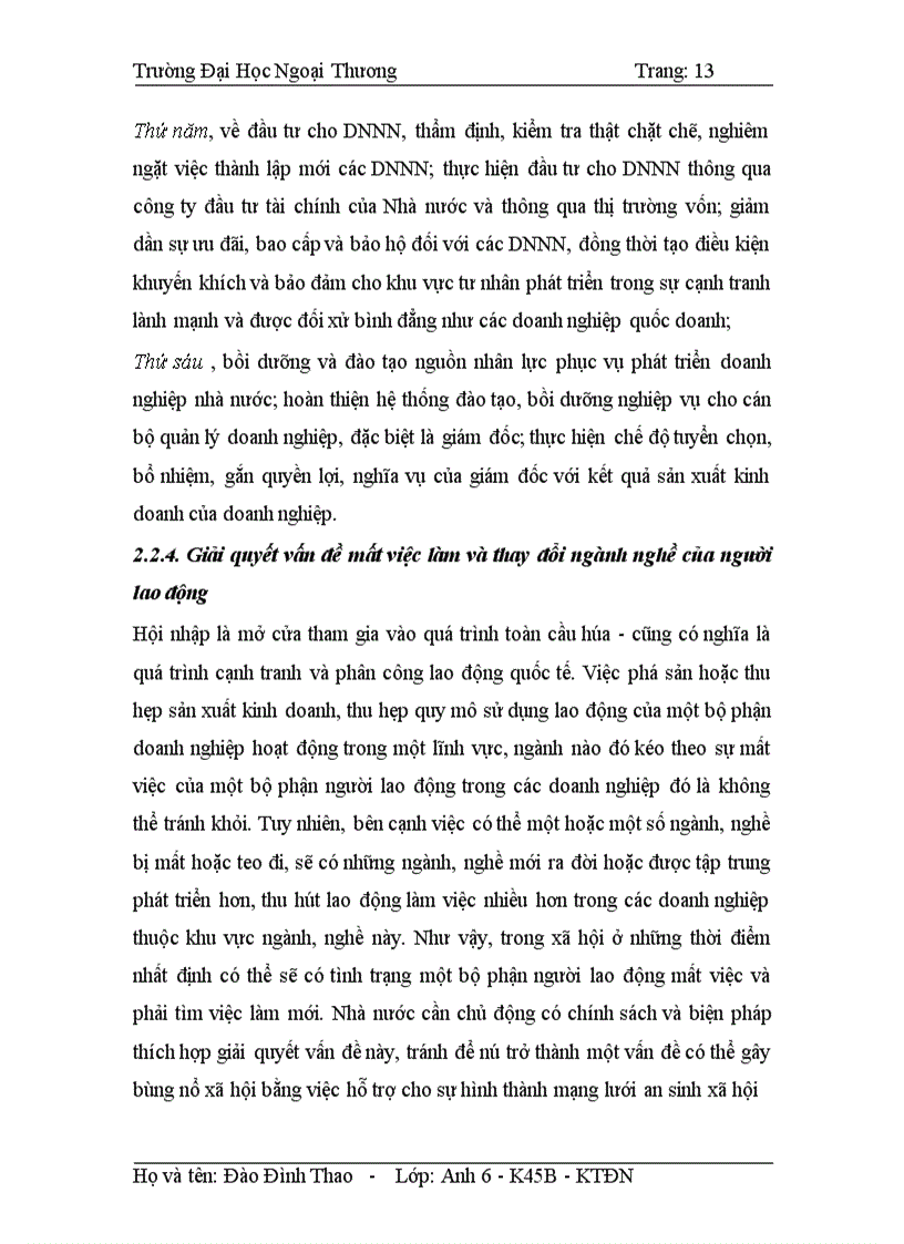 image for page Quan hệ kinh tế quốc tế nước ta hiện nay