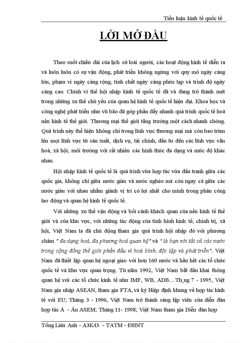 image for page Việt Nam trên con đường hội nhập kinh tế quốc tế