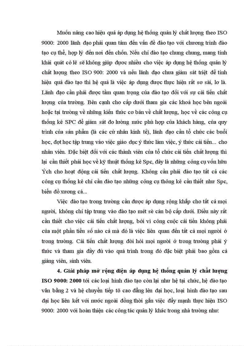 image for page Những vấn đề về áp dụng ISO 9000:2000 trong lĩnh vực giáo dục
