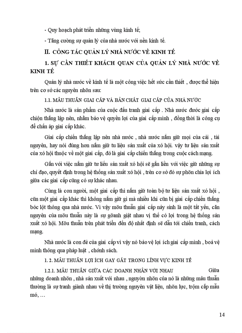 image for page Công tác quản lý nhà nước về kinh tế