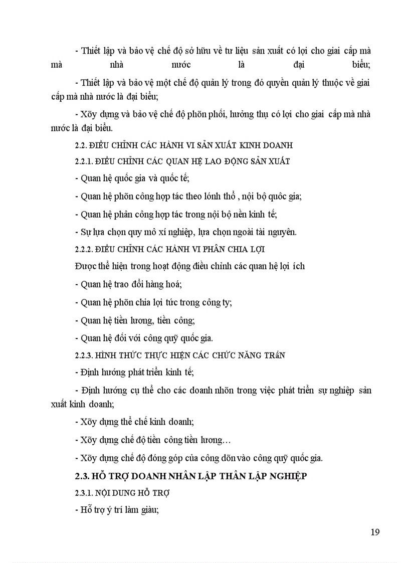 image for page Công tác quản lý nhà nước về kinh tế