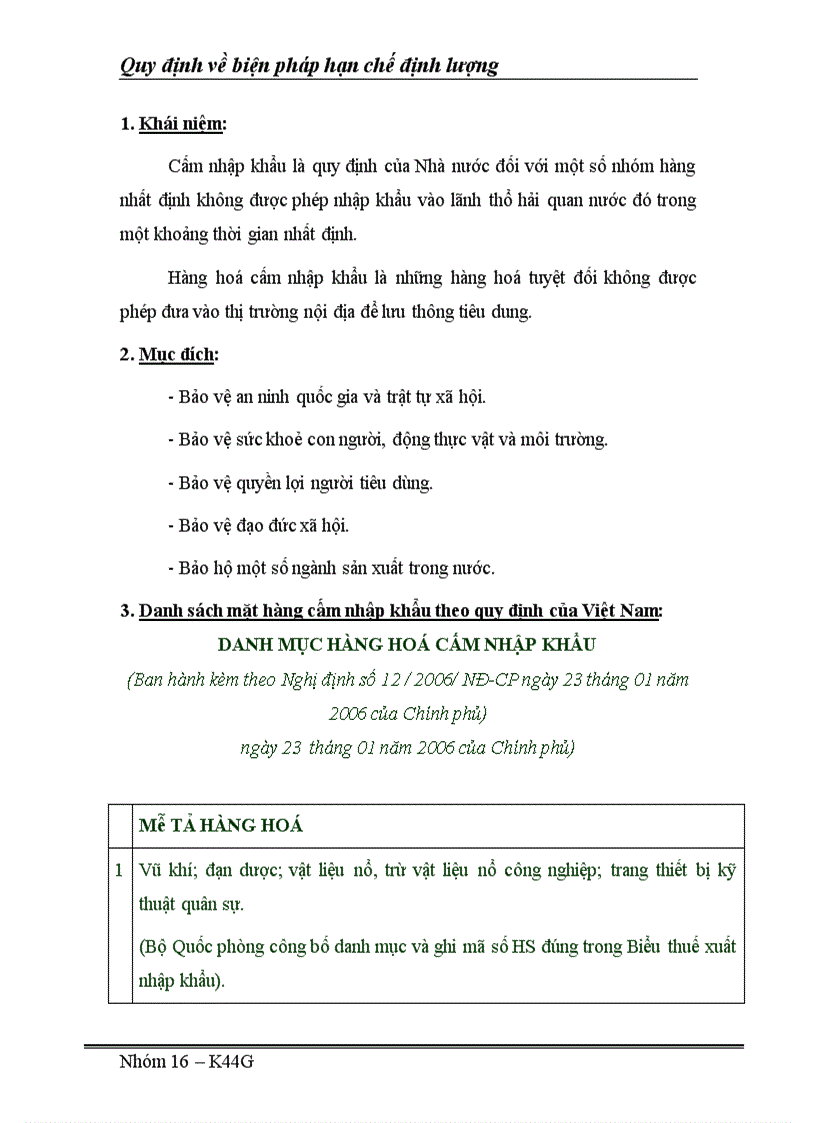 image for page Các quy định của WTO và Việt Nam về việc áp dụng các biện pháp hạn chế định lượng