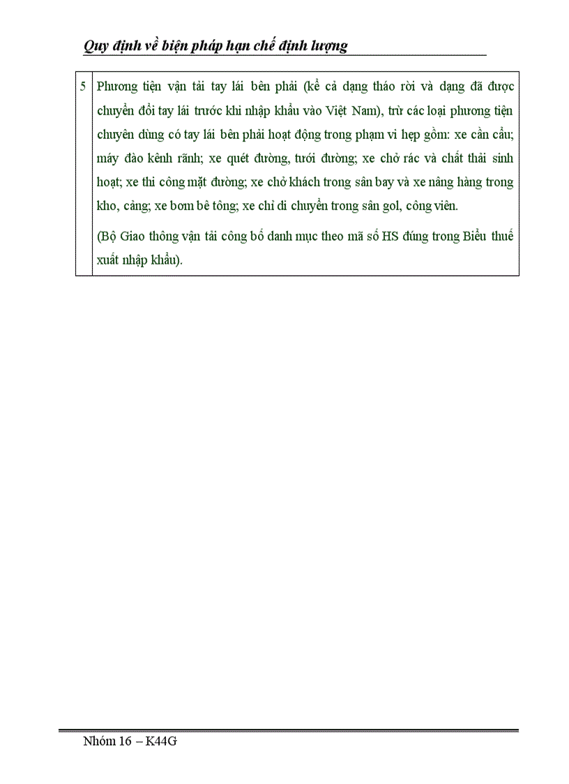 image for page Các quy định của WTO và Việt Nam về việc áp dụng các biện pháp hạn chế định lượng