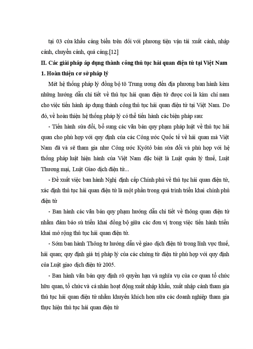 image for page Thực tiễn tổ chức áp dụng Thủ tục Hải quan điện tử tại Việt Nam
