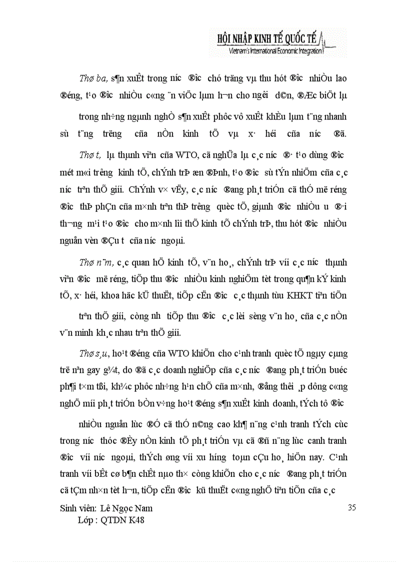 image for page Cơ hội và thách thức của Việt Nam khi hội nhập kinh tế quốc tế