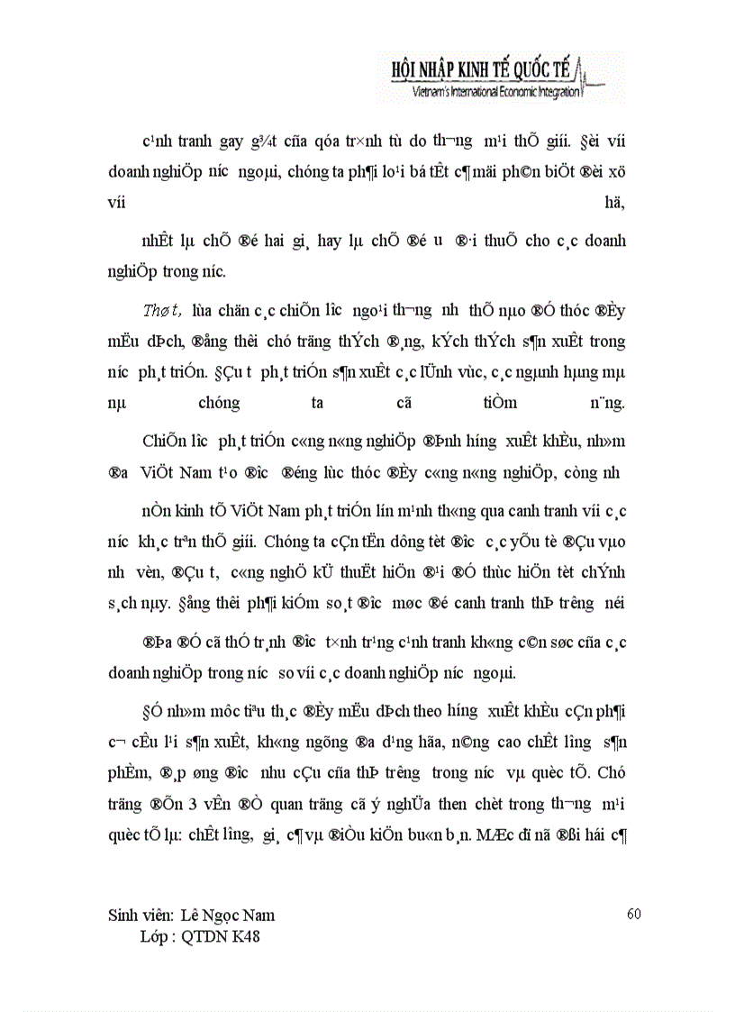image for page Cơ hội và thách thức của Việt Nam khi hội nhập kinh tế quốc tế