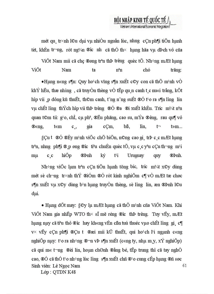 image for page Cơ hội và thách thức của Việt Nam khi hội nhập kinh tế quốc tế