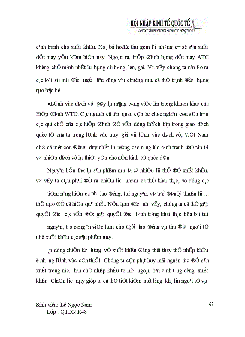 image for page Cơ hội và thách thức của Việt Nam khi hội nhập kinh tế quốc tế