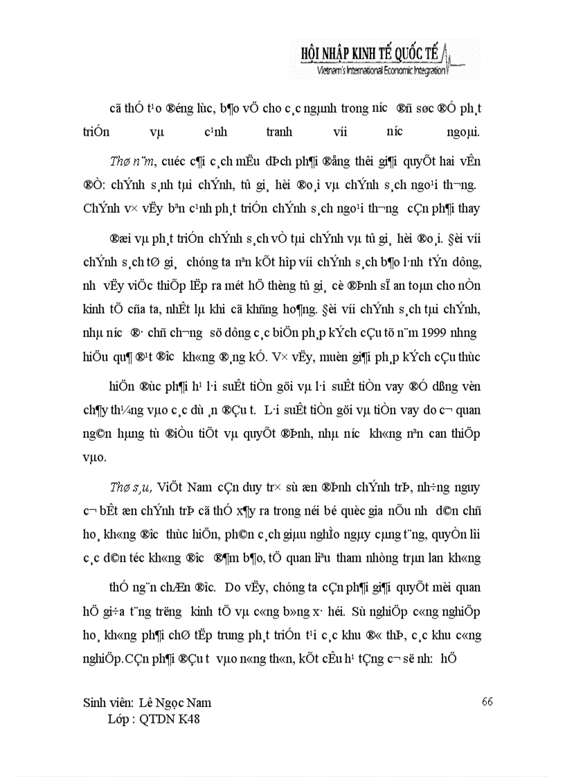image for page Cơ hội và thách thức của Việt Nam khi hội nhập kinh tế quốc tế