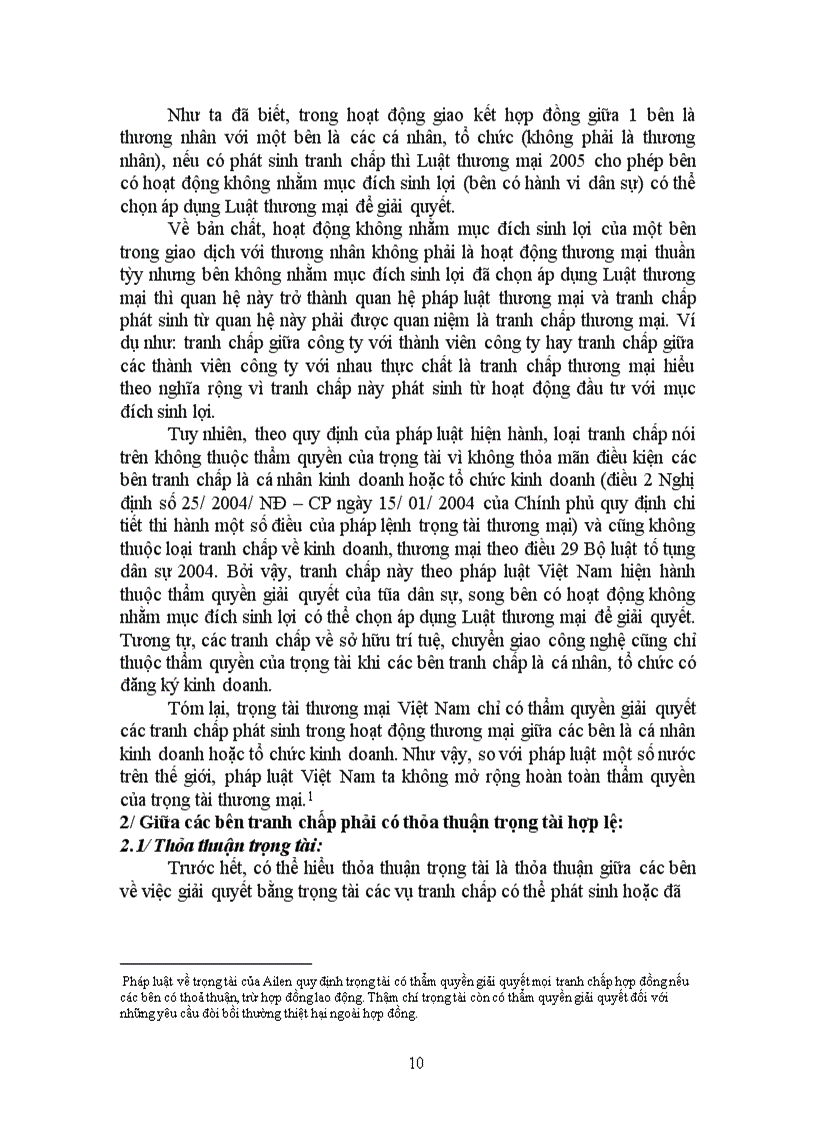 image for page Thực trạng việc áp dụng hình thức trọng tài thương mại trong việc giải quyết các tranh chấp thương mại ở Việt Nam: