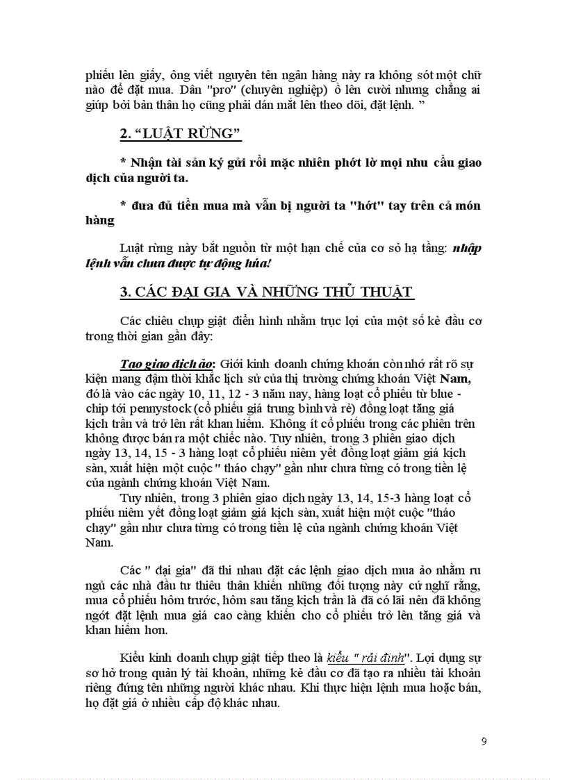 image for page Chân dung thị trường chứng khoán việt nam và một số giải pháp phát triển