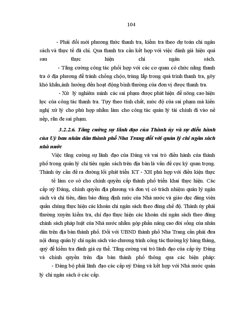 image for page Hoàn thiện quản lý thu, chi ngân sách nhà nước của thành phố Nha Trang, tỉnh Khánh Hòa