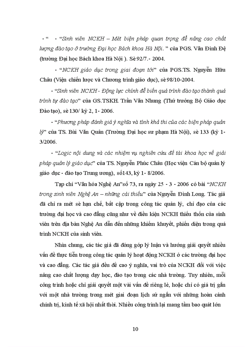 image for page Một số biện pháp cải tiến công tác quản lý hoạt động NCKH của giảng viên trường CĐSP Nghệ An