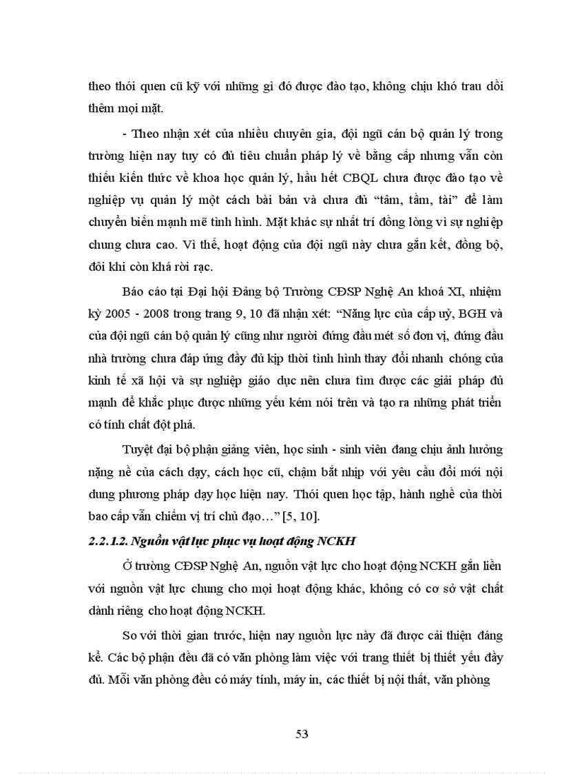 image for page Một số biện pháp cải tiến công tác quản lý hoạt động NCKH của giảng viên trường CĐSP Nghệ An